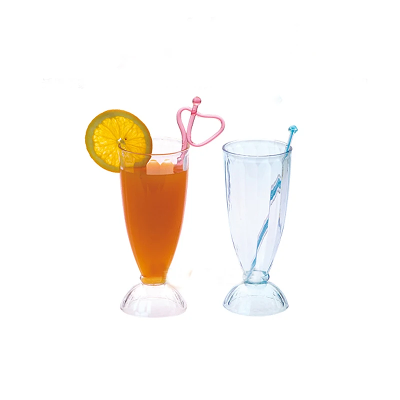 Nice Design Cocktail Glasses with a Tall Stalk, Juice Cup, PC Drink Cup, PC Tea-milk YAB014