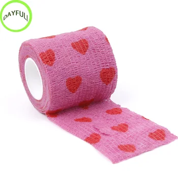 

Cute Cartoon Self-adhesive Hand Foot Bandage Wraps Elastic Adhesive First Aid Tape Patch Stretch Foot Care Tool