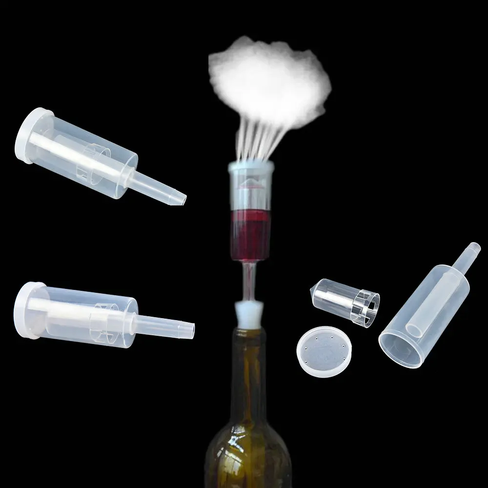 1pc Simple Airlock Homebrew Air Lock with Cap Beer Fermentation Wine
