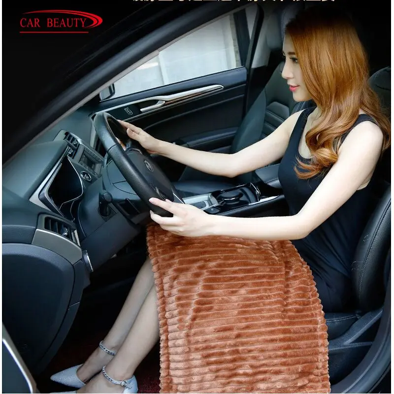 

12V Car Electric Heated Cushion For Winter Folding Knee Blanket Heating Pads Thermal Seatpad Keep Warm Car Seat Cover ljs-602