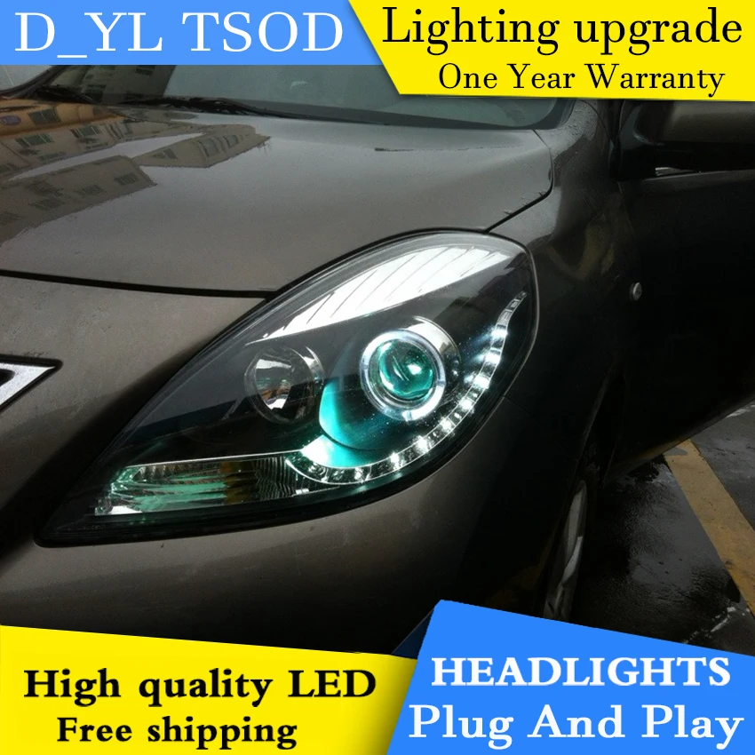 Автомобильная фара DY_L для Nissan Sunny 2011 светодиодный ные фары DRL H7/D2H HID Ксеноновые