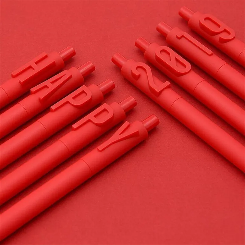 Xiaomi KACO ALPHA Gel Pens Sign Signing Black Ink 0.5mm Children Student Writing Pens School Office Supplies Christmas Gift (3)