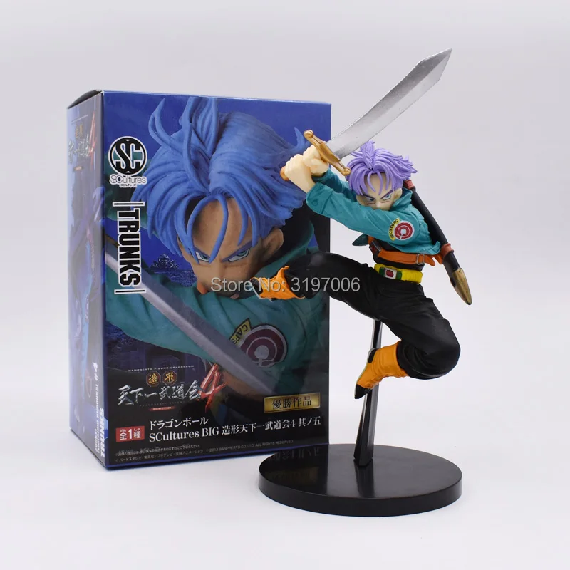 

15cm Dragon Ball Z Trunks Figure Toy Trunks With Sword Tenkaichi Budokai 4 Anime DBZ Collectible Model Doll Free Shipping