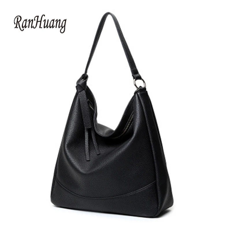 

RanHuang Brand Women Large Handbags New 2017 Women's Fashion Shoulder Bags High Quality Pu Leather Messenger Bags Black Red A942