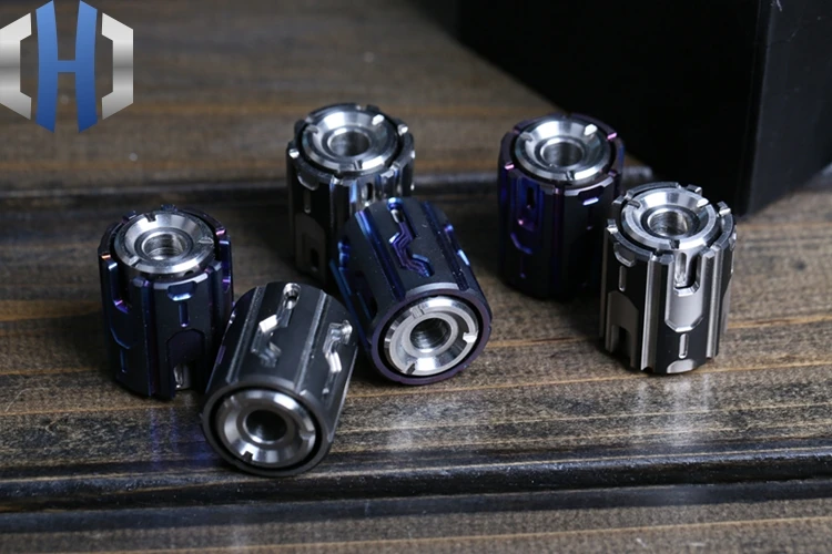 Contas de Faca Liga Titânio Mini Fingertip Giroscópio Acessórios Brinquedo Adulto Personalidade Descompressão Edc 3 Ferram. atividade ar livre