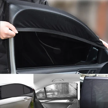 

Sun Car Material Window Sock Durable Cover Removable Protector Reusable Child Visor Polyester Mesh Cloth