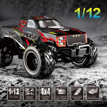 

Wltoys RC Car Machine On Radio Remote Control High Speed 35km/h 2.4G 4WD Radio Controlled Off-road 1/12 Diy RC Car Kit MAR20