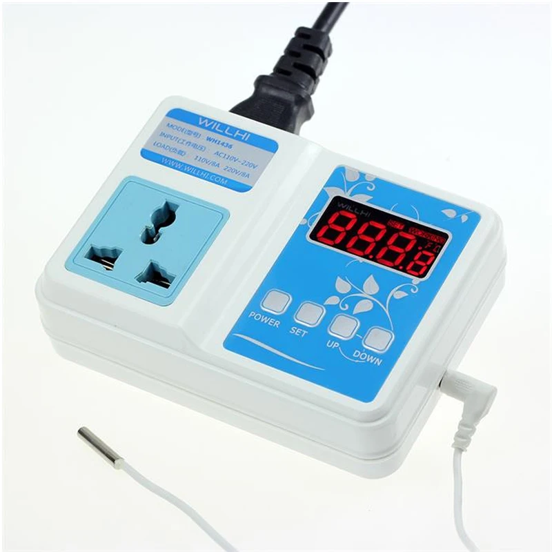 

WH1436H PID 10A Digital Temperature Controller Thermocouple -50~100 degree celsius with temperature&humidity Sensor 220V/110V