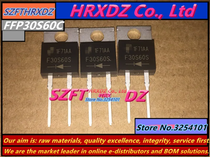 

SZFTHRXDZ 100% new original 10PCS FFP30S60S F30S60S TO220 600V 30A