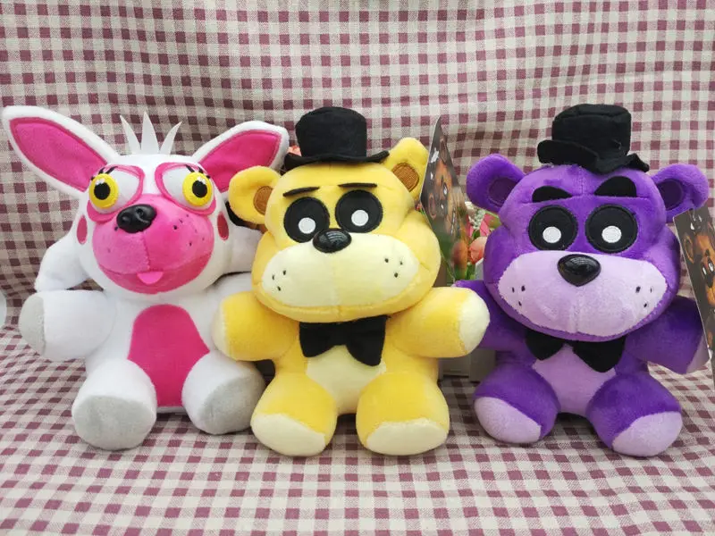 3 шт. FNAF Five Nights at Freddy's Golden медведь Фредди Shadow Freddy Mangle плюшевый|mangle plush|freddy bearfive nights