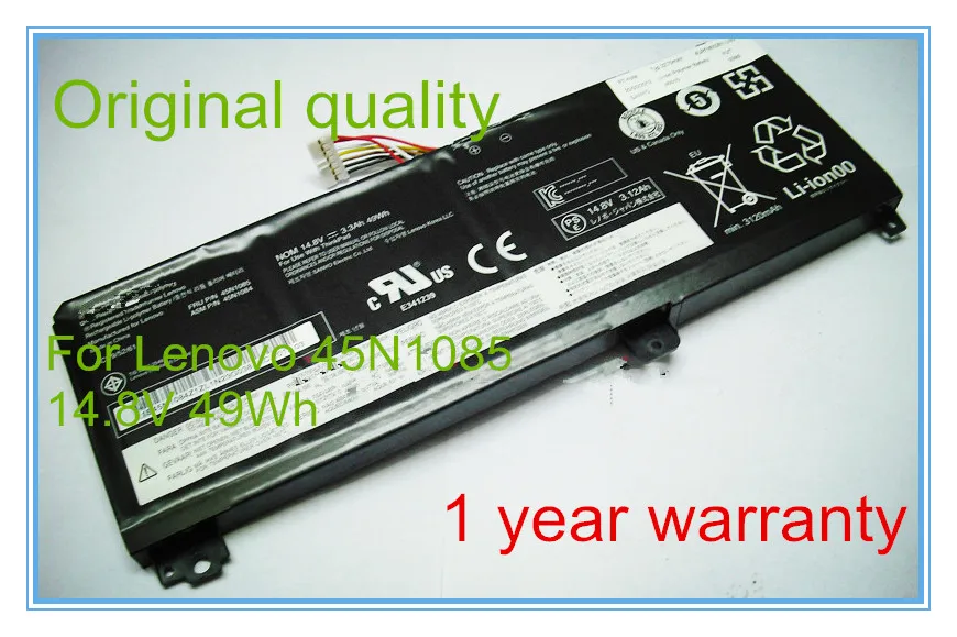 

Original new Laptop Batteries for S430 Batteries 45N1085 45N1084 14.8V 3.3Ah 49Wh