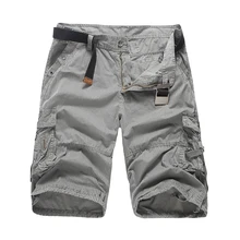 Мужские шорты, повседневные, бренд, мужские, одноцветные, в полоску, карго, шорты, мужские, хлопок, модные, мужские шорты, летние, 4 цвета