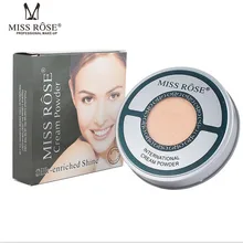Новинка г. мисс Роза бренд макияж Международный крем порошок хорошее качество горячая Распродажа 6 стиль выбрать