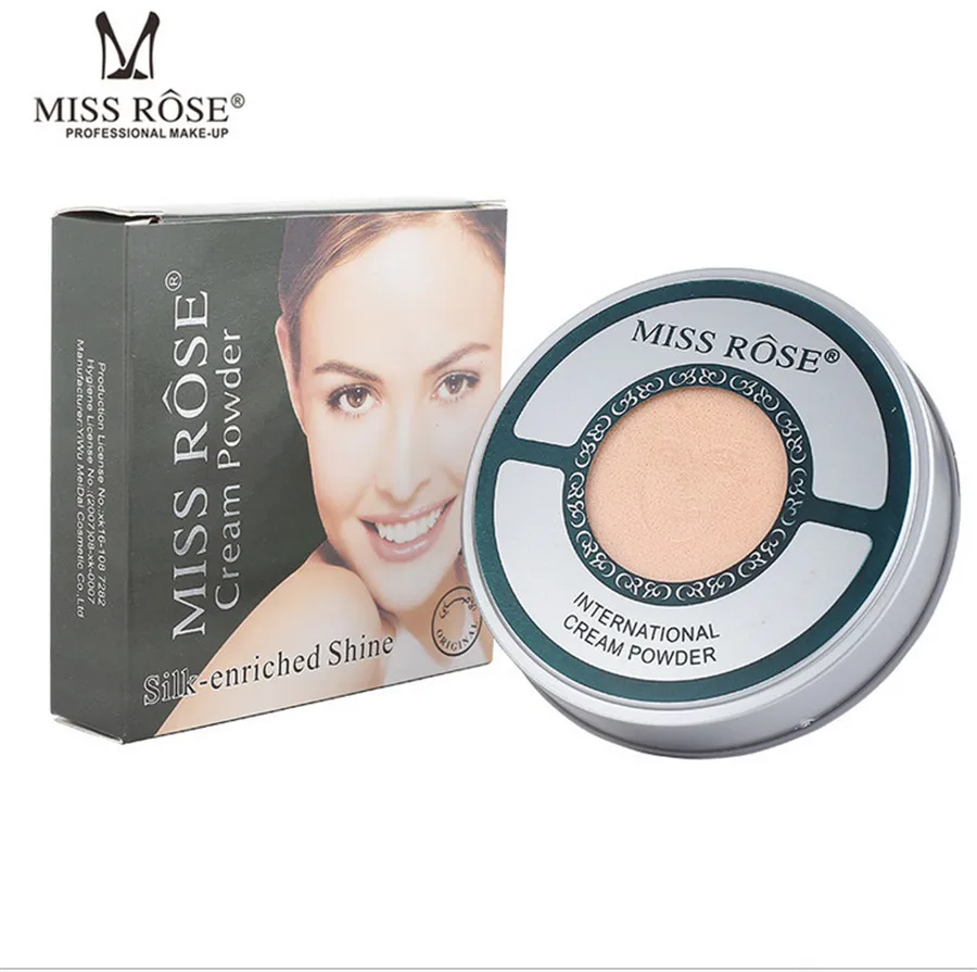 

2018 new MISS ROSE BRAND MAKEUP INTERNATIONAL CREAM POWDER GOOD QUANLITY HOT SALE 6 STYLE CHOOSE