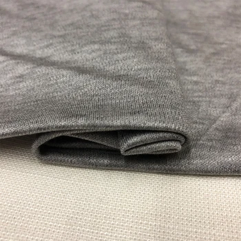 

2019 Max imported high grade knitted elastic linen knitted pure color organic cotton and linen fabric fabric