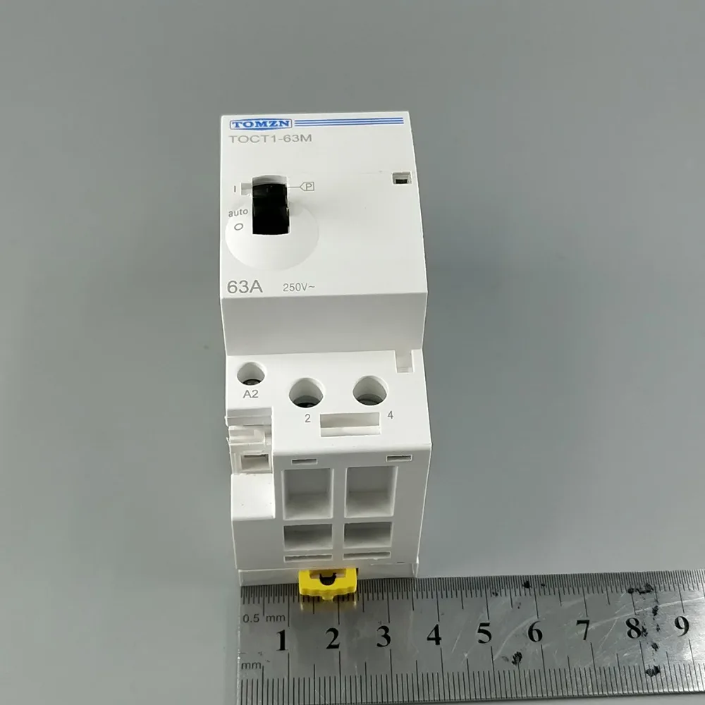 toct1 contator modular din din com controle manual 05