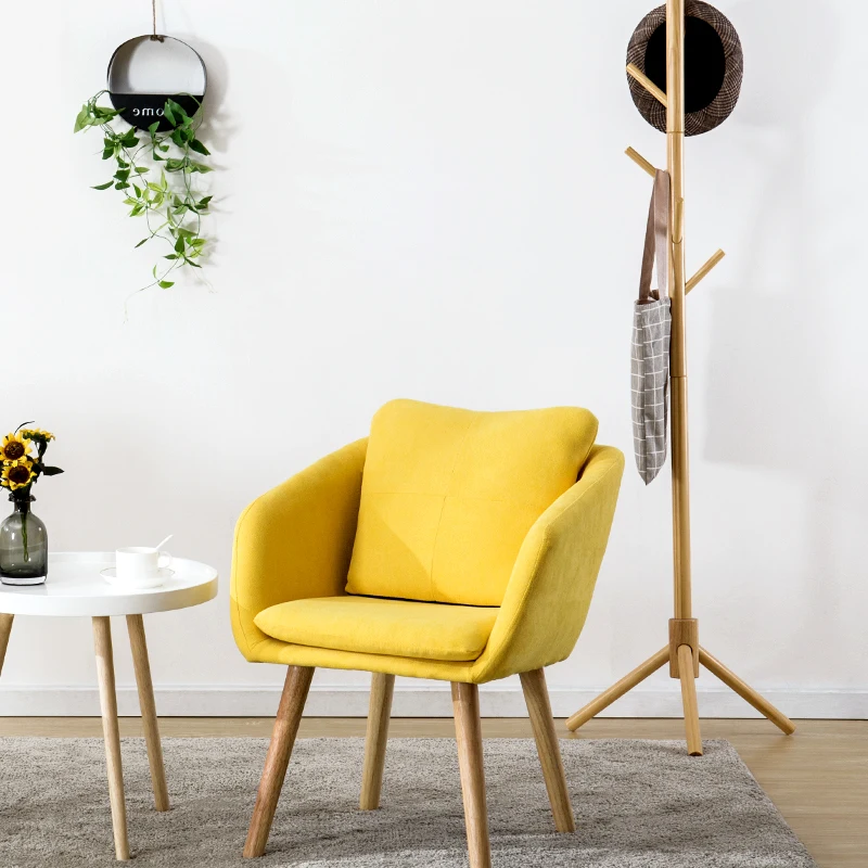 

Creative Nordic Study Bedroom Office Chair Single Sofa Restaurant By The Back Dining Chair Modern Minimalist Home Lazy Chair