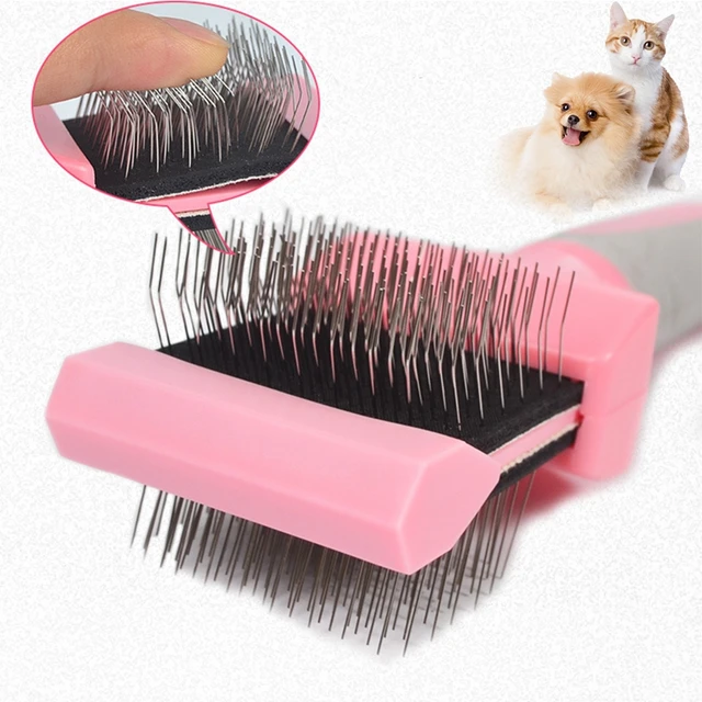 Double Sided Pet Comb Big Dog Brush Beauty Comb For Cats Dogs Hair