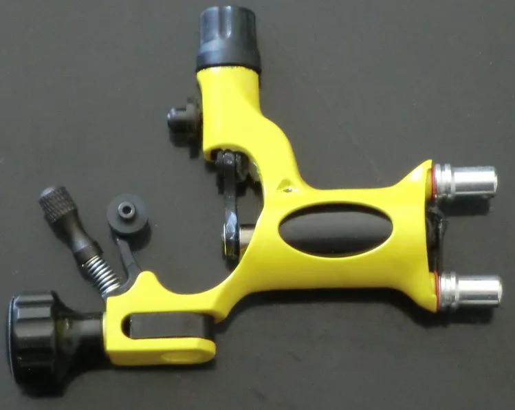 5Pcs Yellow Colour Tattoo Dragonfly Rotary tattoo machine Liner Shader For Tattoo Artist Light Weight