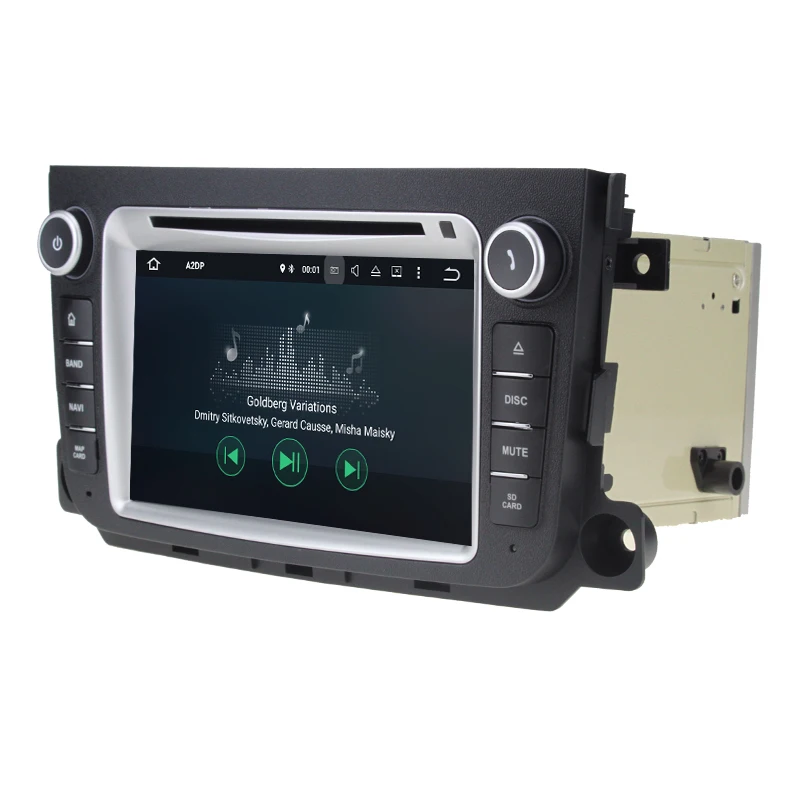 Cheap HIFIF 7 inch Quad Core 2 GB Android 7.1 Car DVD player For Benz Smart Fortwo 2012- with Radio GPS/Bluetooth/maps/wifi 1024*600 3