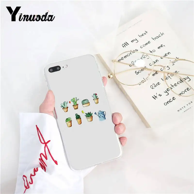 Trendy Cute Cactus Pineapple Patterned