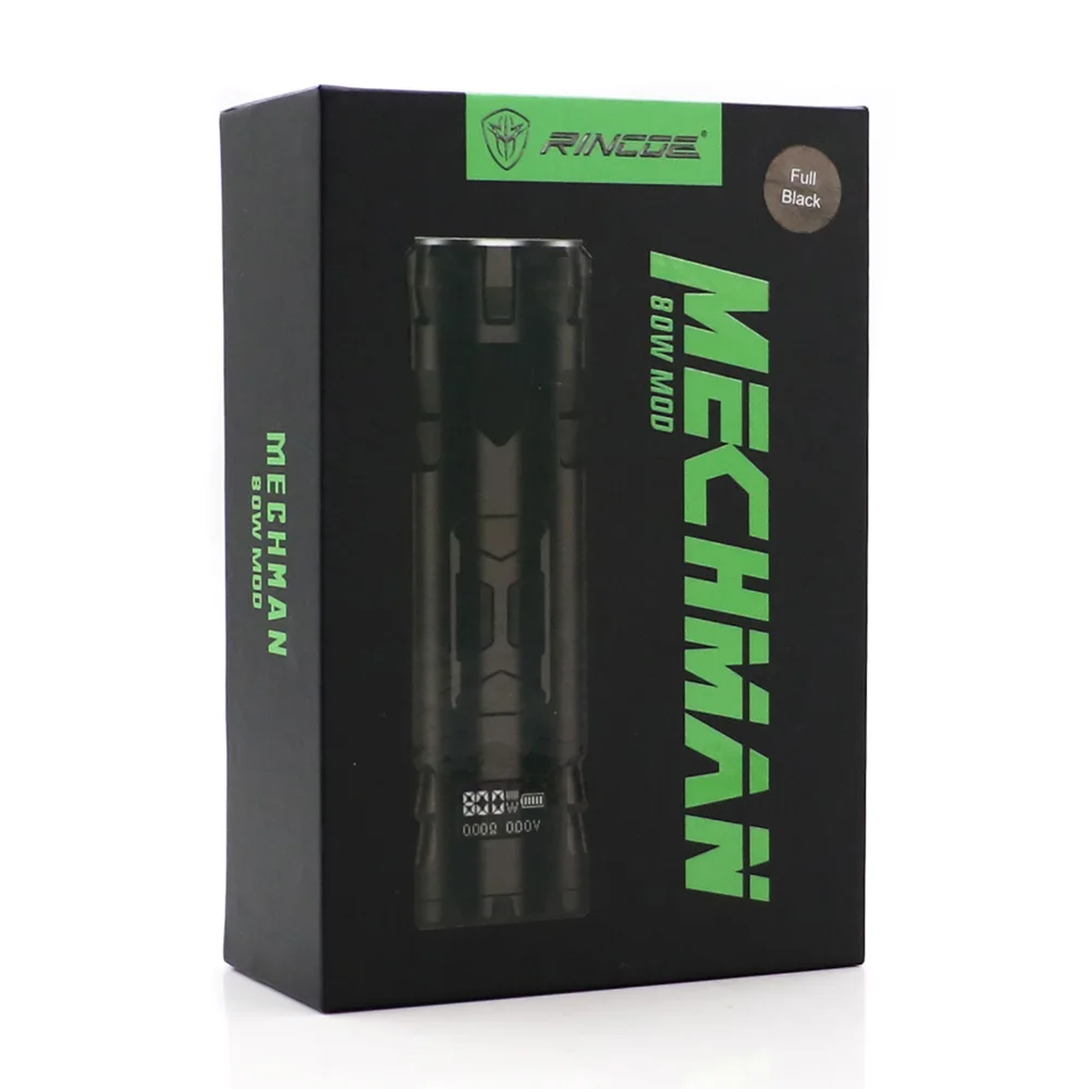 Новейший Vape Rincoe Mechman 80 Вт мод электронная сигарета мод fit сетка колба электронных сигарет электронная сигарета мод vs vgod pro мех