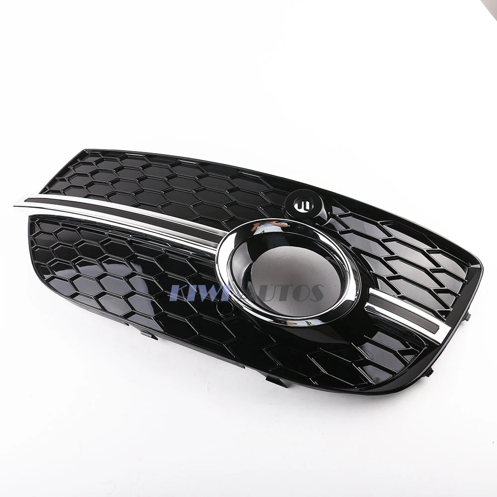 

New Front Left Bumper Chrome Fog Light Grille Grill Cover For Q3 SQ3 2013+