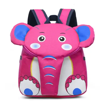 

Cute Kid Toddler Backpack Kindergarten Schoolbag 3D Cartoon Elephant Animal Bag