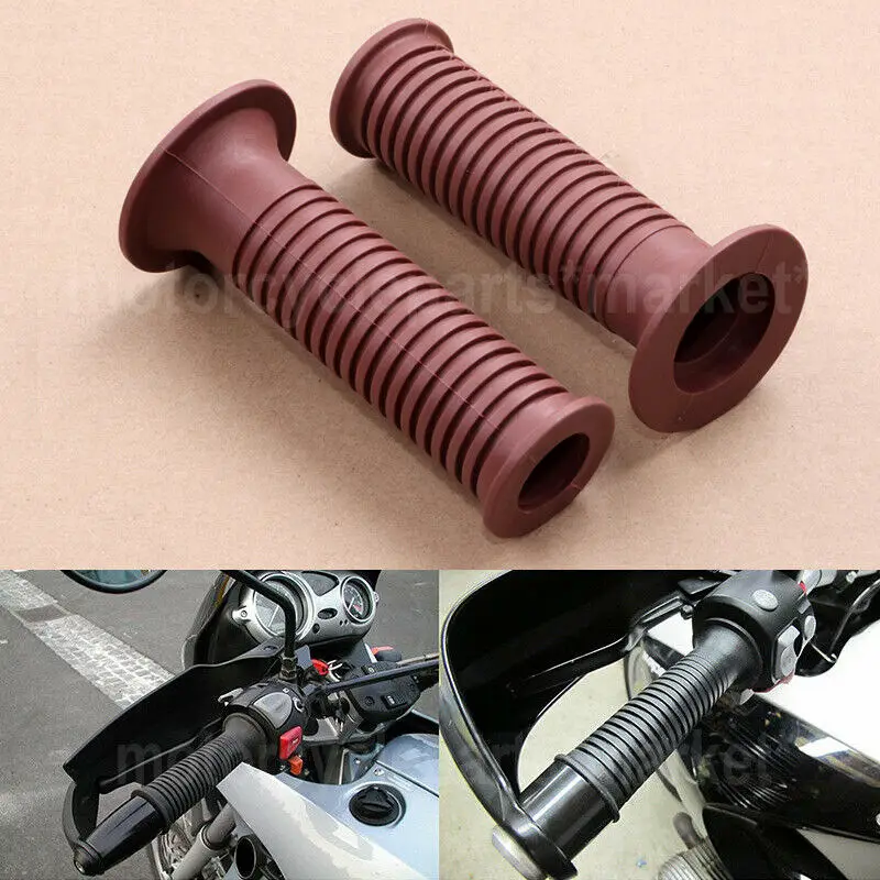 

For BMW R1100 R1150 R1200RT R1200LT R1150RT GS R S F650 Black/Brown 22mm 7/8" Motorcycle Handlebar Hand Grip Bar Cover