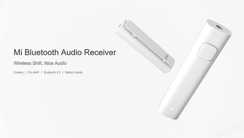 Bluetooth Audio Receiver Original Xiaomi Mi Portable Wired to Wireless Media Adapter for 3.5mm Earphone Headset Speaker Car AUX (3)