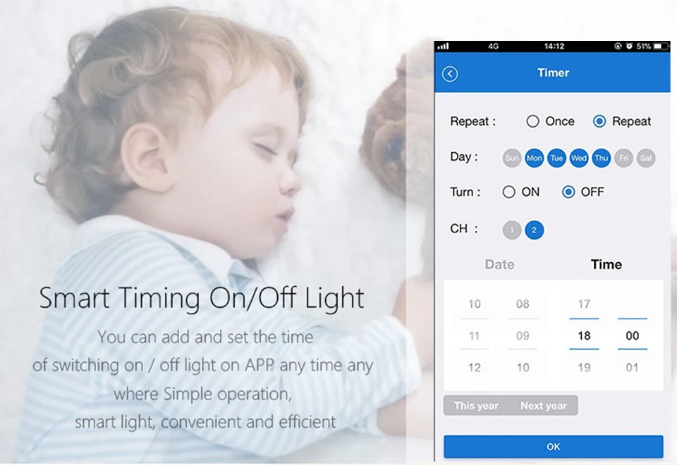 timer function for smart house