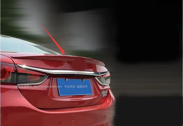 Качественный спойлер заднего багажника декоративное покрытие крыла aero Для Mazda6 M6