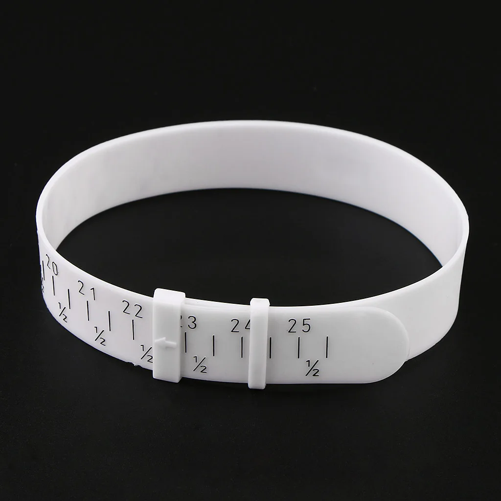 Plastic Bracelet Gauge For Jewelry Sizing Bracelet Bangle Millimeters Sizer Adjustable Sizing Band Jewelry Tools