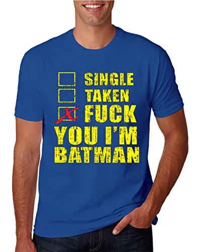 Одноместный Приняты Пошел На Хуй Я Бэтмен Футболка мужская Футболка|men t-shirt|t-shirt