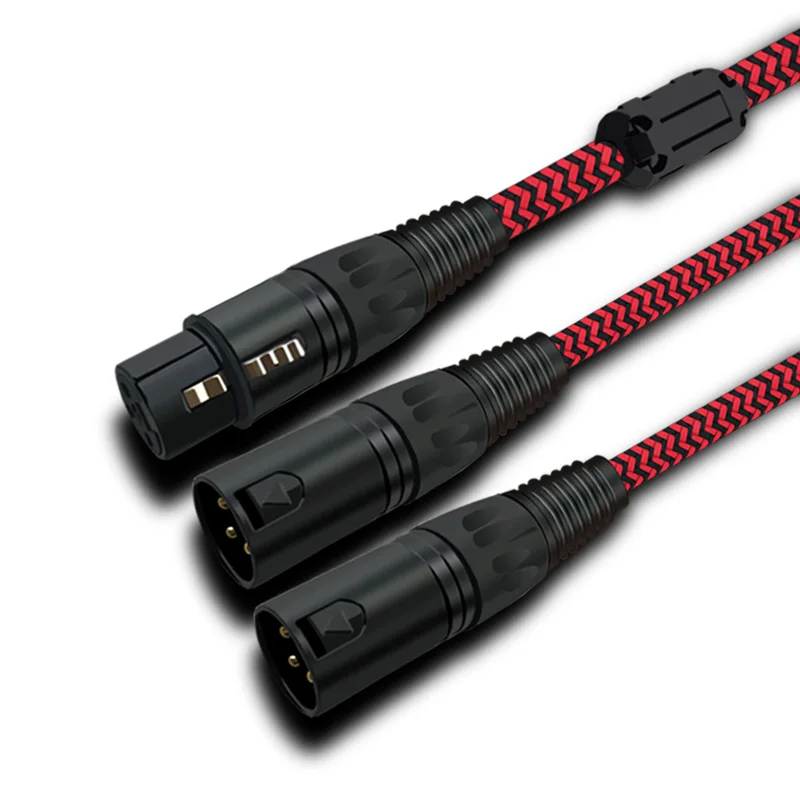3 Pin XLR Femlae to Dual XLR Male Splitter Cable Mixing Console Amplifier Hifi Audio Cable OFC Shielded 1M 2M 3M 5M 8M 3 Pin XLR Femlae to Dual XLR Male Splitter Cable Mixing Console Amplifier Hifi Audio Cable OFC Shielded 1M 2M 3M 5M 8M