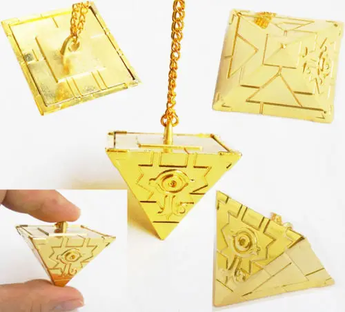 

Giancomics Hot Anime Yu-Gi-Oh! Millennium Puzzle Metal Gloden Necklace Neck Chain Costume Pendants Accessory Otaku Cool Gifts