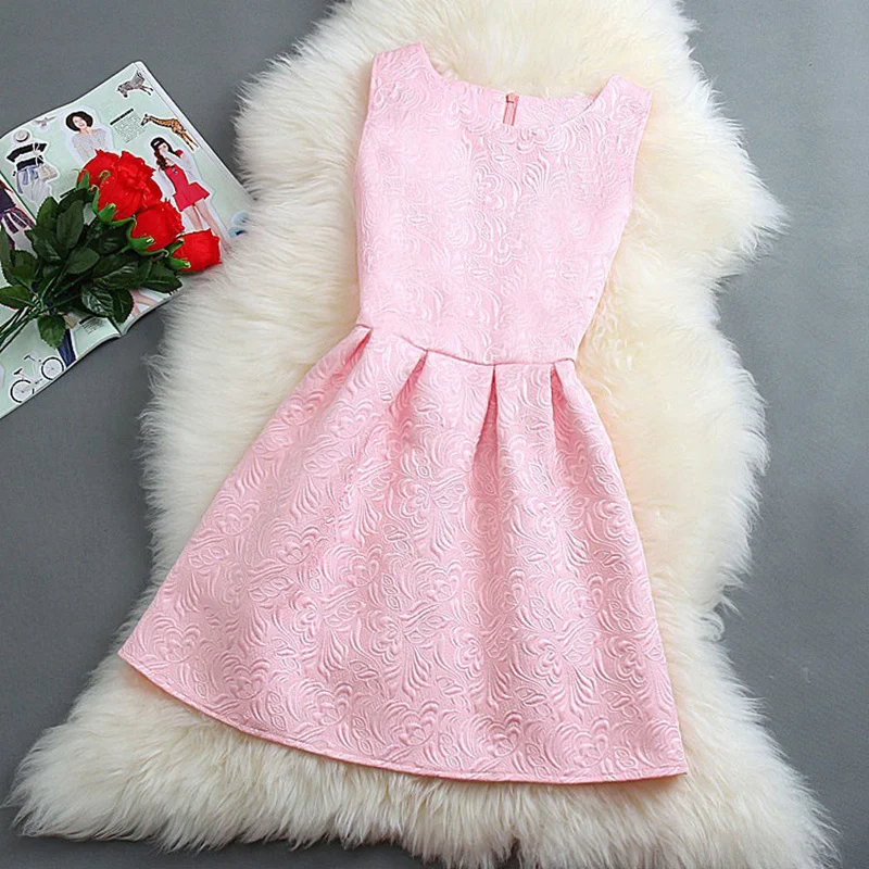 Kostlish New Fashion Summer Women Dress O-Neck Sleeveless A-Line Mini Casual Dresses 2017 Elegant Evening Party Dresses Sundress (27)