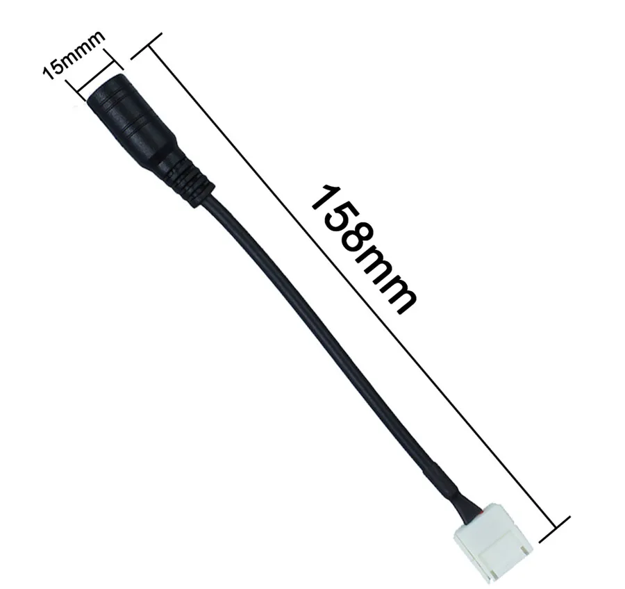 Адаптер кабельного штекера постоянного тока 2 Pin 8 мм 10 шт./лот|8mm connector|connector for