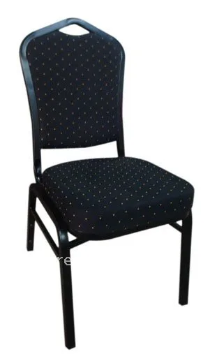 Стул для банкета с черной отделкой составной стальной LUYISI1030black|banquet chair|banquet stack