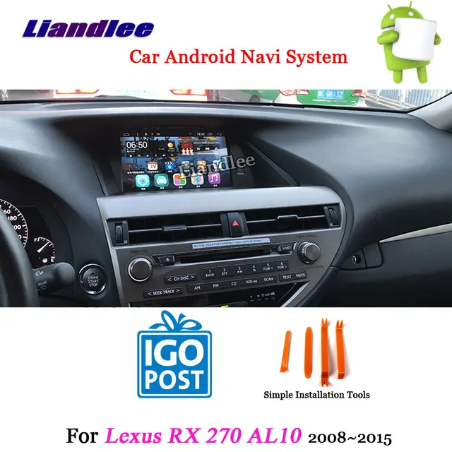 Liandlee Car Android System For Lexus RX 350 RX350 AL10 20082015 Radio