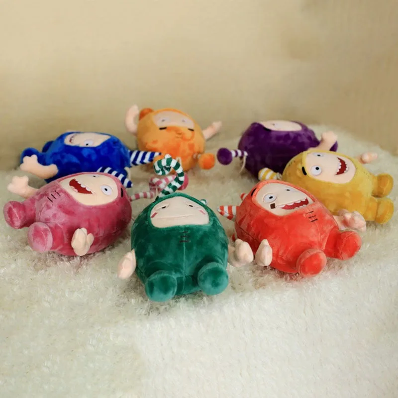 

30CM Cute Oddbods Newt Buuble Pogo Zee Jeff Fuse Slick Plush Dolls Stuffed Toys For Kids Christmas Boy girl Children Gift