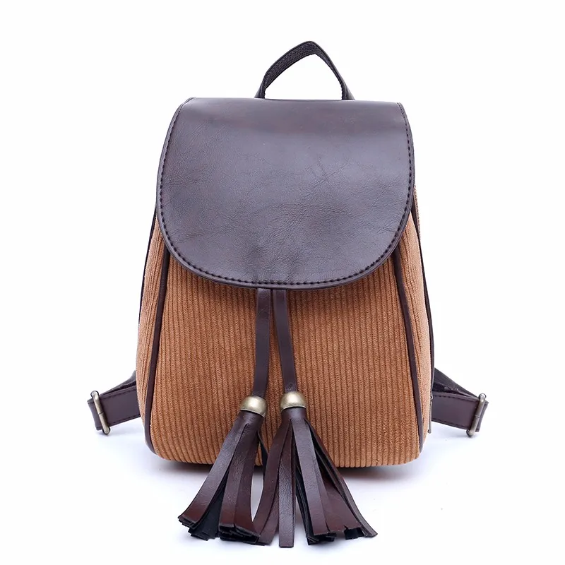 wcy.wat.edu.pl : Buy 2018 Vintage pu leather feminine tassel small women backpack youth cute ...