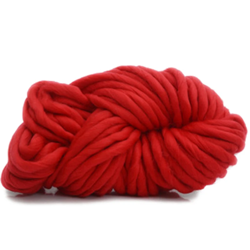 250g/Lot Super Thick Woolen Chunky Yarn Bulky Roving Big Yarn for