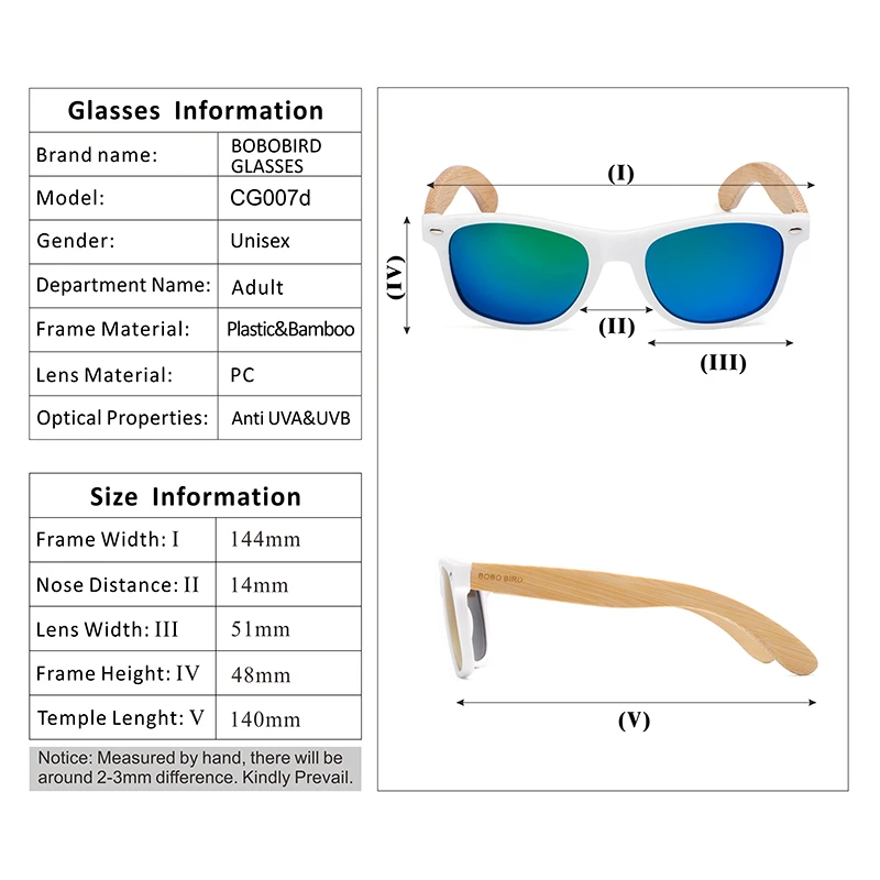 Bobobird прямоугольный негабаритных бамбука дерево поляризованные очки с отражающими зеркало оттенок gafas-де-сол с подарочной коробке