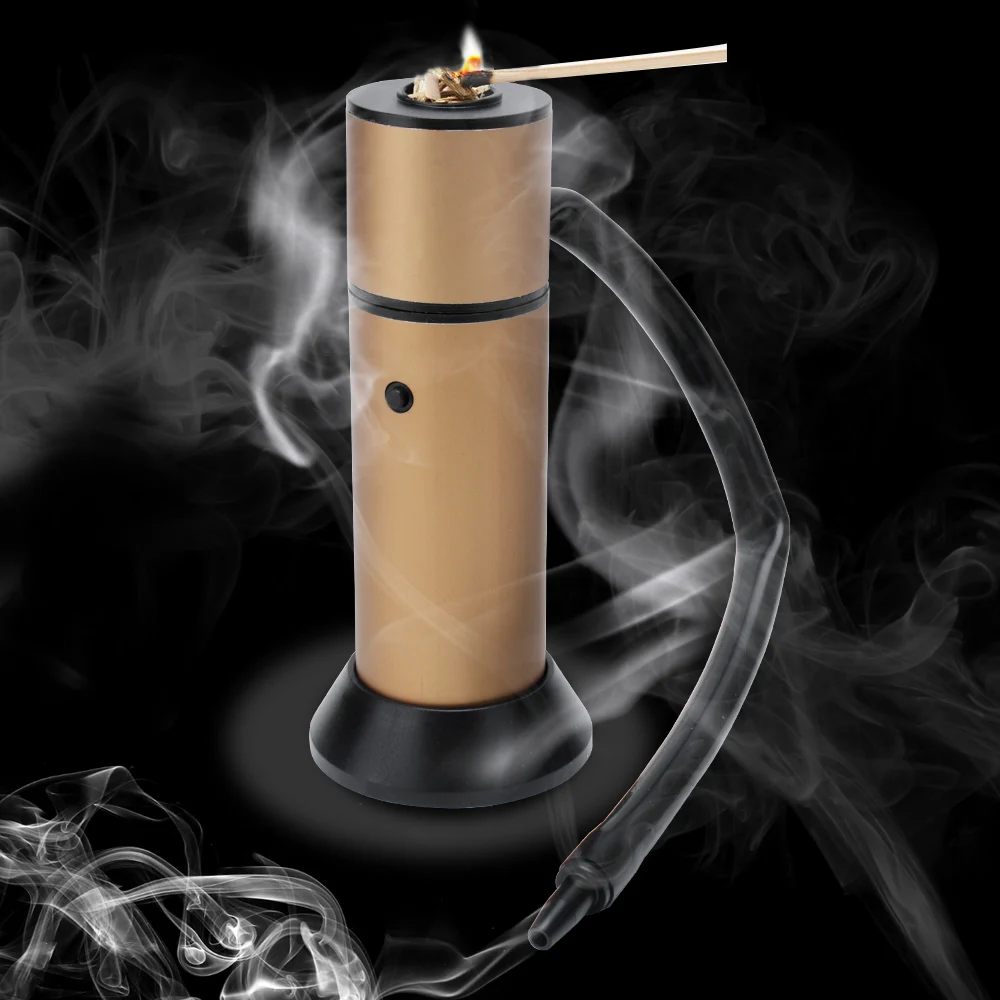 BORUiT Hot Food Smoke Generator Portable Molecular Cuisine Smoking Gun Meat Burn For BBQ Grill Wood Chips Picnic