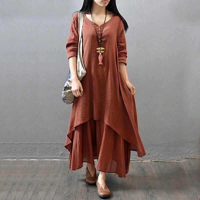 Loose Maternity Dresses For Pregnant Women Clothes Casual Long Sleeve Pregnancy Vestidos Gravidas Dress Maternity Clothing - Цвет: as pic