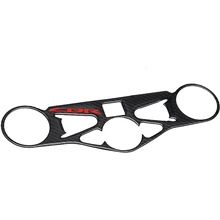 Etiqueta da motocicleta Fibra De Carbono Padrão Top Triplos Braçadeira Yoke Caso para HONDA CBR CBR1000RR 1000RR 2008 2009 2010 2011