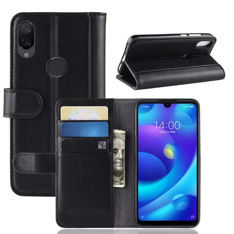 Чехол для Xiaomi mi Play Pre mi um, бизнес флип, чехол из натуральной кожи, кошелек с отделениями для карт, подставка для мобильного телефона, защитный чехол, сумка