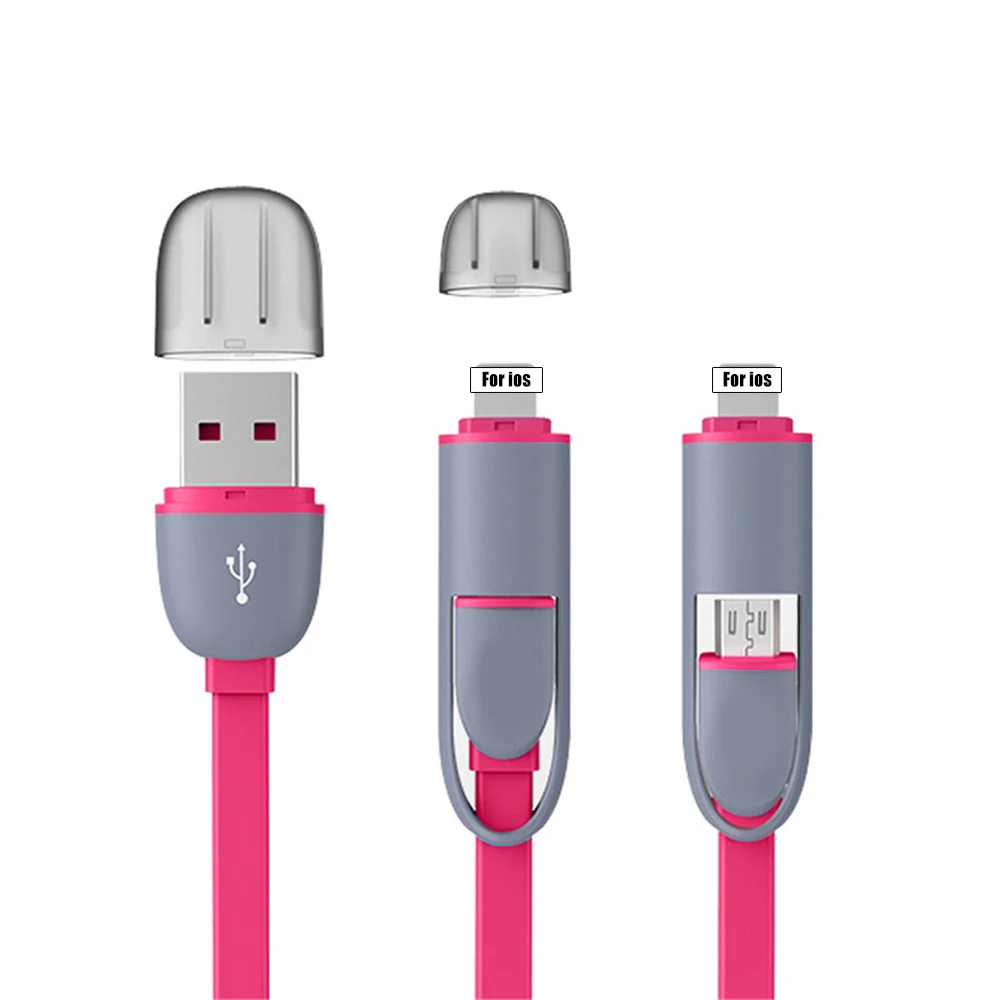 2015-Colorful-Micro-USB-Cable-8Pin-2-in-1-Sync-Data-Charging-USB-Cable-for-iPhone (4)