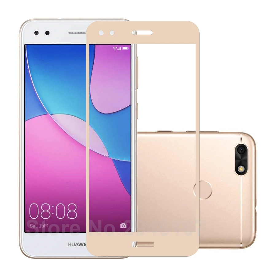 Для Huawei Y6 Pro 2017 SLA L22 полное покрытие закаленное стекло для P9 Lite mini AL00 TL10 Защитная